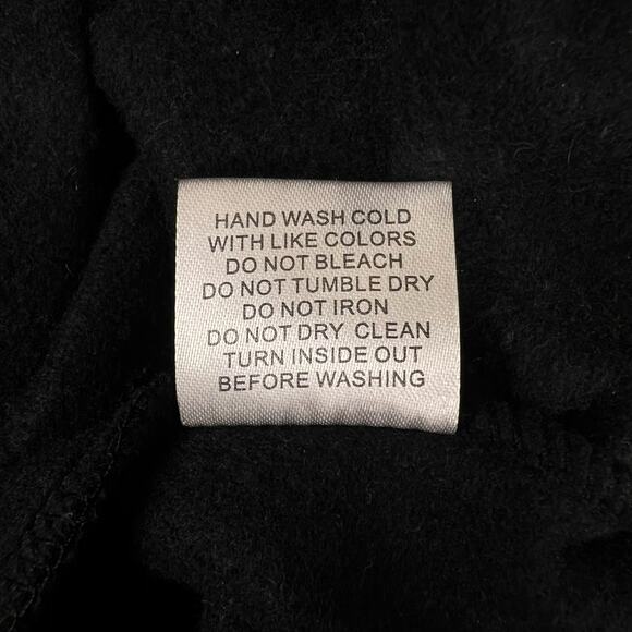 Dallas Cowboys Cropped Hoodie M Sequin Star Cozy Black Fleece Pullover NFL Cuce - Picture 9 of 13